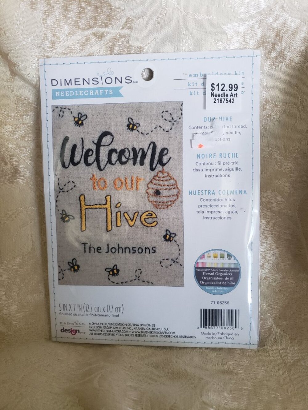 Dimensions "Welcome to Our Hive" Needle Art Kit